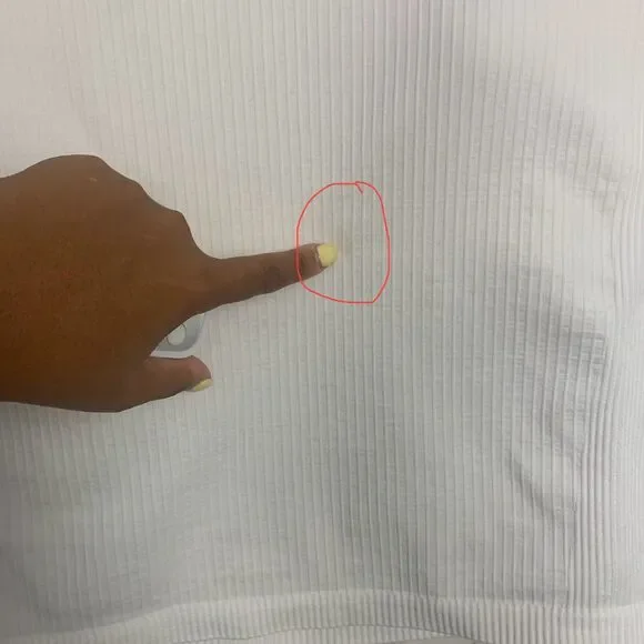 LULULEMON Ebb to Street Short Sleeve Shirt Women's 14 White Workout Tee T-shirt - Picture 3 of 7